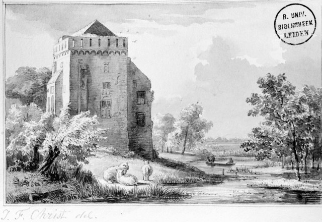 De Nijenbeek in de 18de eeuw (Bron: Collectie Gelderland, Regionaal Archief Nijmegen)                                