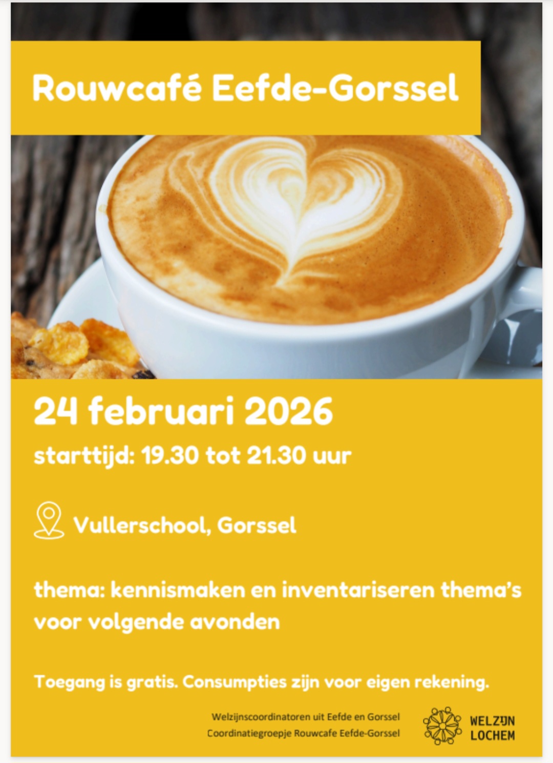 Rouwcafé: dinsdagavond 24 februari