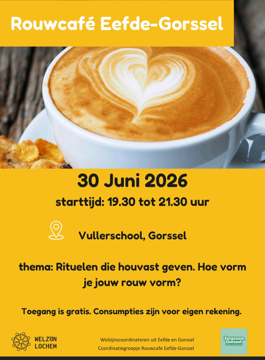 Rouwcafe in Gorssel op 30 juni